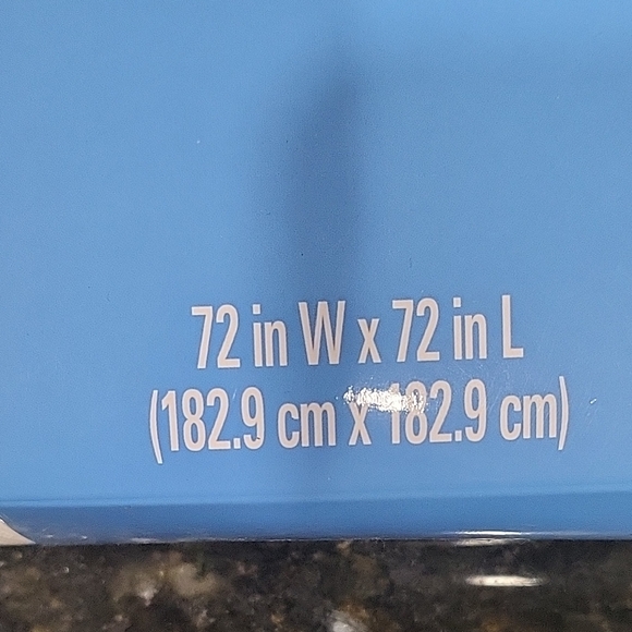 NWT Clorox White Fabric Shower Curtain - Picture 3 of 6